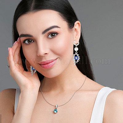 4 шт. 2 стильные серьги-кольца из стерлингового серебра 925 пробы STER-GO0001-07-1