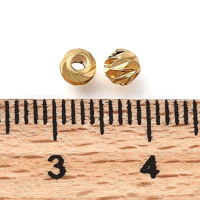 Латунные бусины KK-B147-02C-G-1