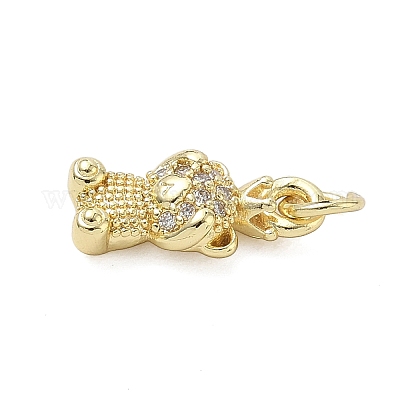 Латунные микро проложить кубического циркония подвески KK-K368-06B-G-1