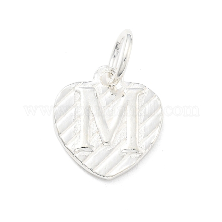925 серебряное сердце с заглавными буквами STER-S009-13M-S-1