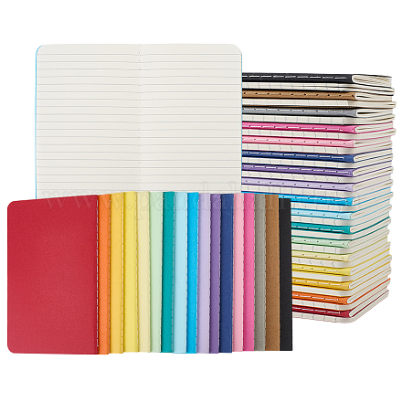 34 шт. 17-х цветный блокнот формата А6&nbsp;AJEW-GO0004-09-1