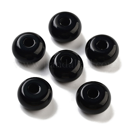 Натуральный обсидиан европейские бусины G-C134-04A-1