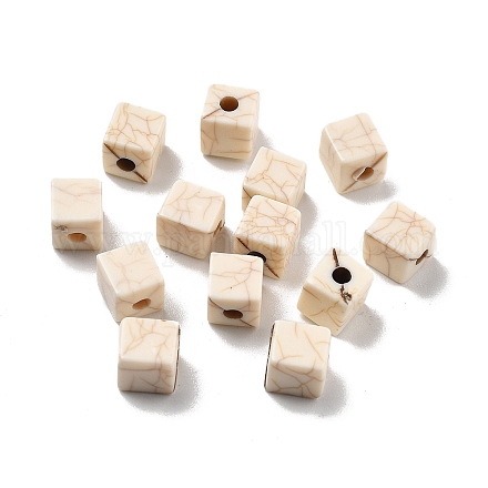 Хрустящие непрозрачные акриловые бусины OACR-Z026-01A-1