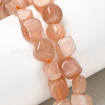 Натуральный персиковый лунный камень G-P601-A19-02-1