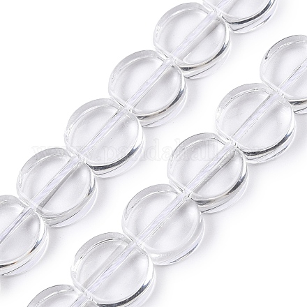 Прозрачные стеклянные бусины GLAA-N001-59-1