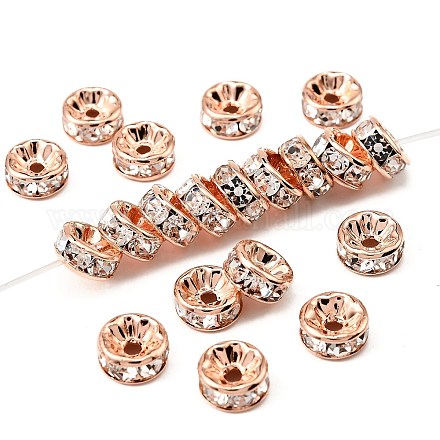 Латунные бусины разделители для поставки стразов X-RB-A014-Z8mm-01RG-NF-1
