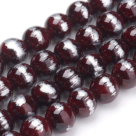 Природный нефрит машан бусины нитки G-G833-10mm-17-1