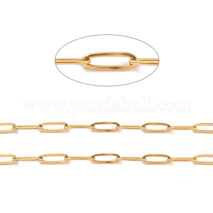 3.28 фут ионного покрытия (IP) 304 нержавеющая сталь скрепки цепи X-CHS-O010-03G-1