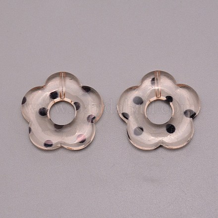 Прозрачные бисеры из смолы&nbsp;LS-RESI-WH0015-22A-1