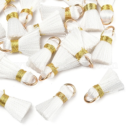 20 шт. украшения из поликоттона (полиэстер-хлопка) ручной работы в виде кисточек FIND-FS0003-27G-1