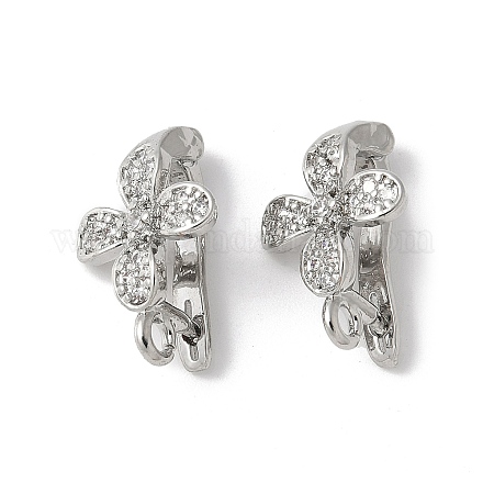 Латунные микропроволочные кубические циркониевые подвески KK-D324-40P-1