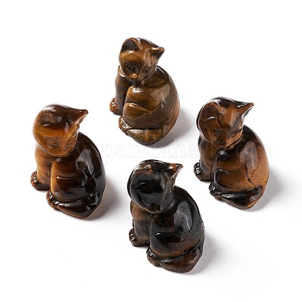 Натуральные украшения для выставки скульптур тигрового глаза G-F719-40D-1