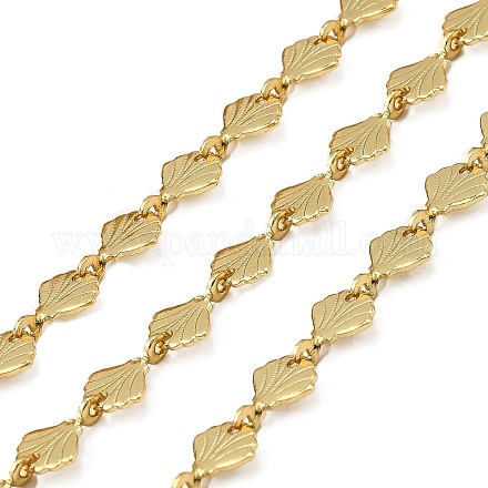 Латунные цепи в форме ракушки CHC-C014-08G-1