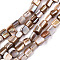 Natural Freshwater Shell Beads Strands, Nuggets, Camel, 5~15x5~11x4~11mm, Hole: 0.7mm, about 54~57pcs/strand, 14.96~15.35 inch(38~39cm)