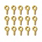 Iron Screw Eye Pin Peg Bails, For Half Drilled Beads, Golden, 8x4x1mm, Hole: 2mm