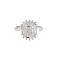 Non-Tarnish 304 Stainless Steel Flat Round with Initial Letter Open Cuff Ring for Men Women, Letter.S, US Size 10 3/4(20.3mm)