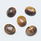 Natural Tiger Eye Cabochons, Oval, 10x8x4mm