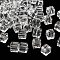K9 Glass, Imitation Austrian Crystal Beads, Grade AAA, Faceted, Cube, Clear, 8x8x8mm(size within the error range of 0.5~1mm), Hole: 0.9~1.6mm