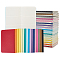 34Pcs 17 Colors A6 Paper Notebook, Rectangle, Mixed Color, 140x90x3.5mm, 2pcs/color