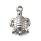 304 Stainless Steel Pendants, Ocean Theme Charm, Anti-Tarnish, Tortoise, 16x11.5x4mm, Hole: 1.2mm