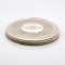 Polyester Velvet Ribbon for Gift Packing and Festival Decoration, Tan, 1/8 inch(4mm), about 100yards/roll(91.44m/roll)