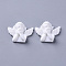 Resin Cabochons, Cupid/Cherub, White, 30.5x25.5x9mm