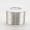 Round Copper Jewelry Wire, Long-Lasting Plated, Silver, 28 Gauge, 0.3mm, about 2624.67 Feet(800m)/500g