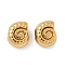 304 Stainless Steel European Beads, Conch Shape, Large Hole Beads, Real 14K Gold Plated, 16x13x10mm, Hole: 4.5mm