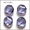 Imitation Austrian Crystal Beads, Grade AAA, K9 Glass, Faceted, Flat Round, Lilac, 6x3.5mm, Hole: 0.7~0.9mm