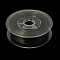 Flat Elastic Crystal String, Elastic Beading Thread, for Stretch Bracelet Making, Black, 0.8mm