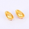 Zinc Alloy Beads, Ingot, Golden, 5.5x9.5x5.5mm, Hole: 2.5mm