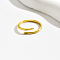 Minimalist S925 Silver Open Ring for Daily Wear and Dating