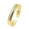 Brass Pave Green Cubic Zirconia Open Cuff Bangles for Women, Real 18K Gold Plated, 3/8 inch(1.05cm), Inner Diameter: 2-1/2x2 inch(6.35x5.03cm)