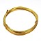 Round Aluminum Craft Wire, for Beading Jewelry Craft Making, Gold, 18 Gauge, 1mm, 10m/roll(32.8 Feet/roll)