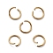 Ion Plating(IP) 304 Stainless Steel Open Jump Rings, for Chainmaille Weaves, Real 18K Gold Plated, 7x0.8mm, Inner Diameter: 5mm