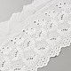 Хлопковая вышивка с волнистым краем цветочного узора DIY-WH0542-59A-01-2