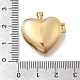 Подвески-медальоны в форме сердца из латуни ко Дню святого Валентина KK-D431-035D-G-3