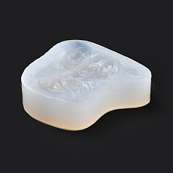 Мини-Хэллоуин череп и тыква пищевые силиконовые Молды для статуй&nbsp;LS-DIY-G054-C03