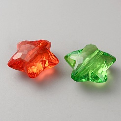 Прозрачные акриловые бусины&nbsp;TACR-WH0013-23