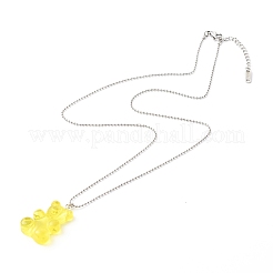 Ожерелья из шариковой цепи из нержавеющей стали 304 NJEW-JN03565