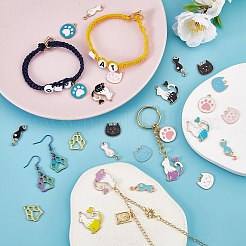 Подвески из сплава эмали 32шт 16 стиля ENAM-SZ0003-11