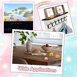 10 шт. 5 стиля украшения для дома из смолы&nbsp;AJEW-CJ0001-79