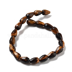 Природных тигровый глаз бисер нитей G-P520-B20-01