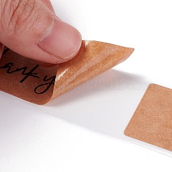 Прямоугольник спасибо тема бумажные наклейки&nbsp;LS-DIY-B041-33B