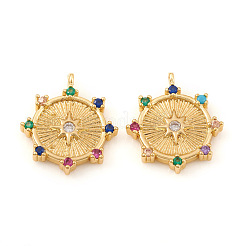 Латунные микро проложить кубического циркония подвески&nbsp;KK-I672-43G