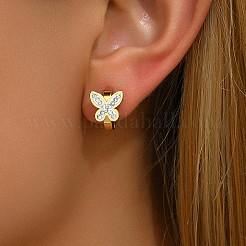 201 серьги-кольца из нержавеющей стали&nbsp;ZP8478-1