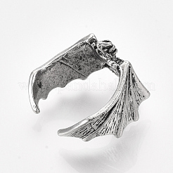 Сплав манжеты кольца пальцев RJEW-T008-03