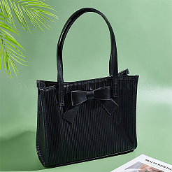 Наборы для изготовления сумок из искусственной кожи с бантом своими руками DIY-WH0304-203