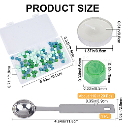 100шт восьмиугольные частицы сургуча DIY-CP0009-38