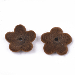 Флокированные акриловые бусинки OACR-T005-04